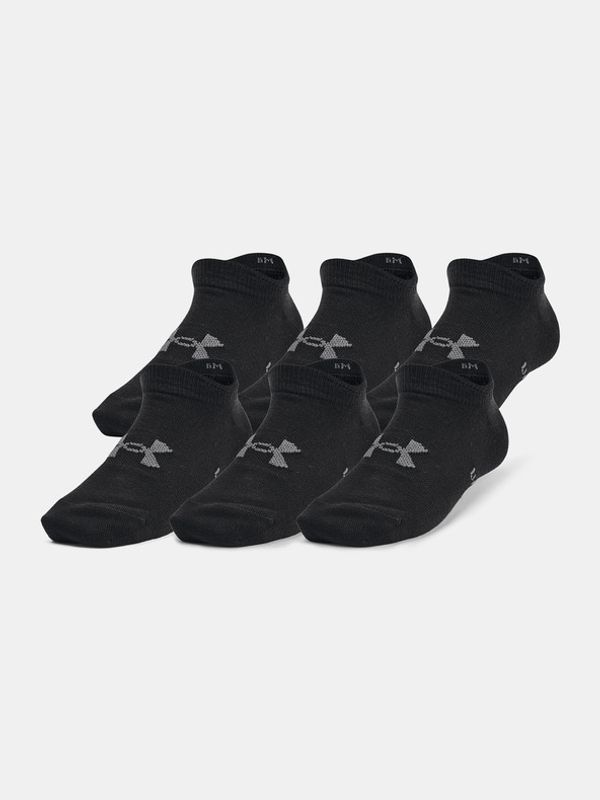 Under Armour Under Armour UA Yth Essential No Show Čarape 6 pari dječjih crna