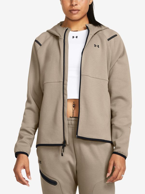 Under Armour Under Armour Unstoppable Flc FZ Majica dugih rukava smeđa