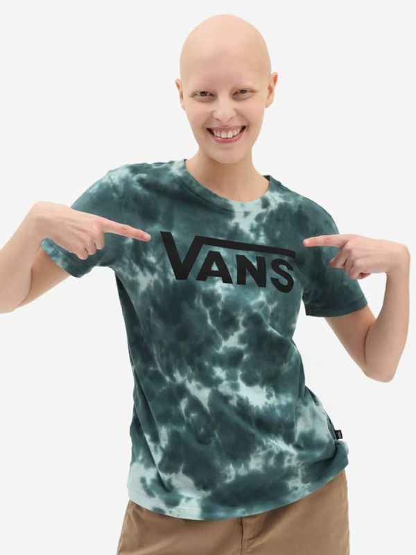 Vans Vans Cloud Wash Logo Crew Majica plava