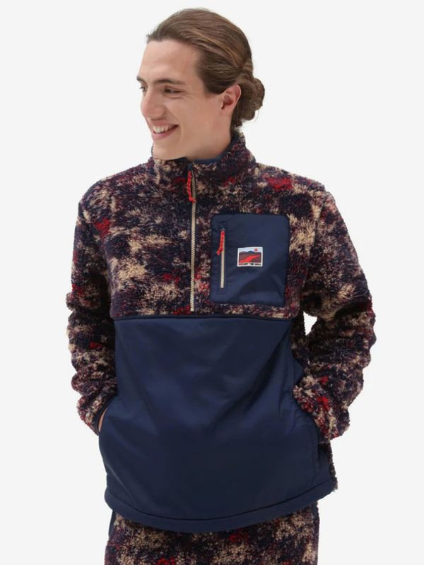 Vans Vans Outdoor Club Quarter Zip Majica dugih rukava plava