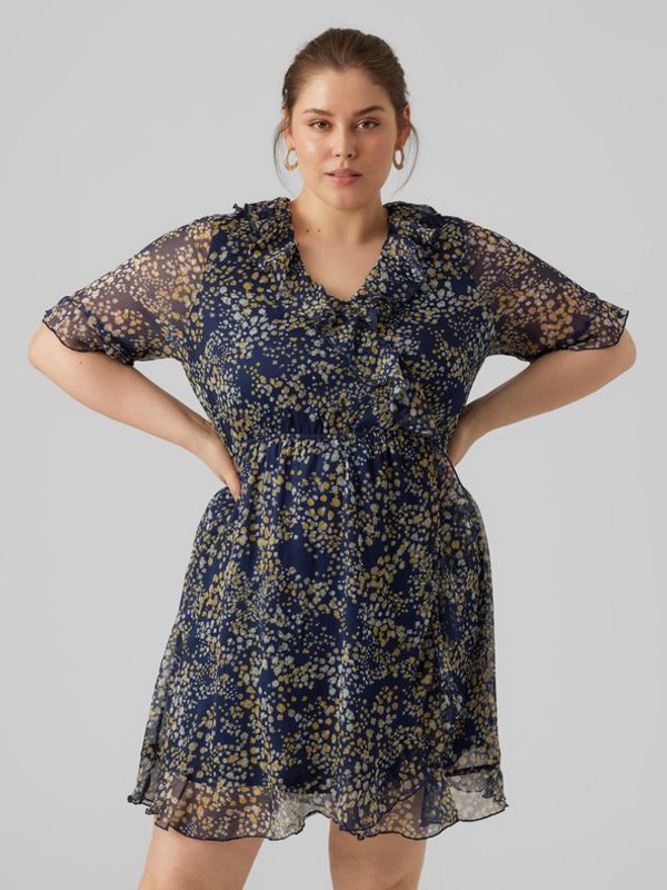 Vero Moda Curve Vero Moda Curve Dora Haljina plava