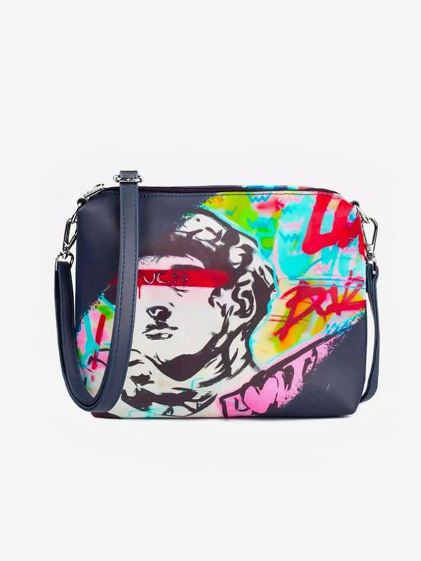 Vuch Vuch Peaceful love Torba za nošenje preko tijela plava