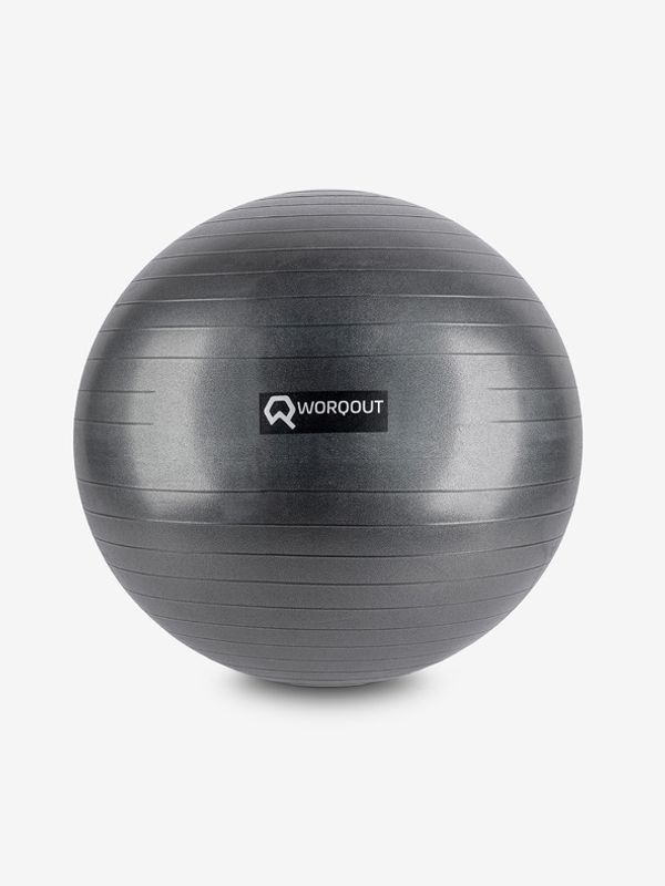 Worqout Worqout Gym Ball 75 cm Lopta za teretanu crna