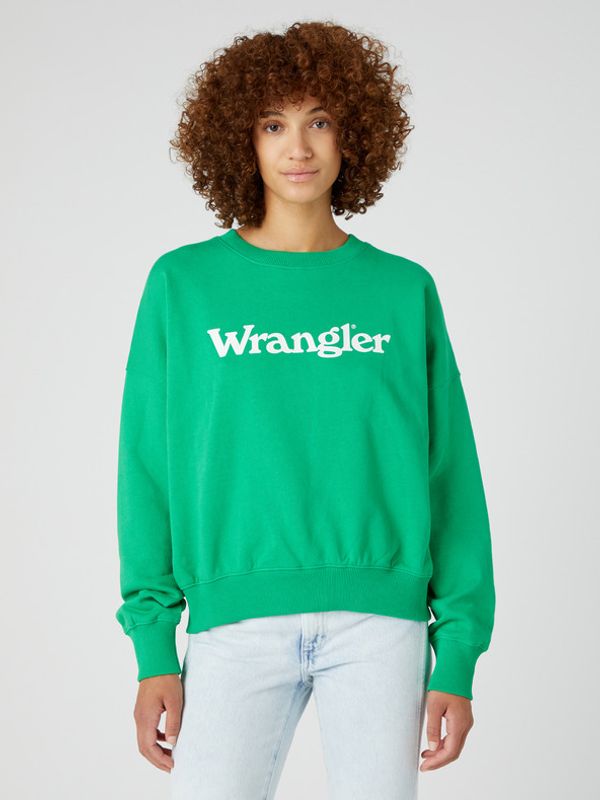 Wrangler Wrangler Majica dugih rukava zelena