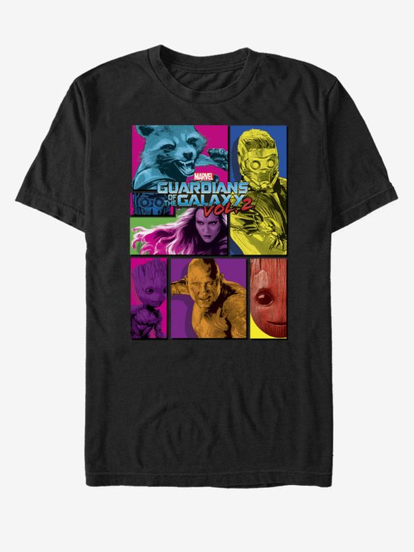 ZOOT.Fan ZOOT.Fan Marvel Strážci Galaxie vol. 2 Majica crna