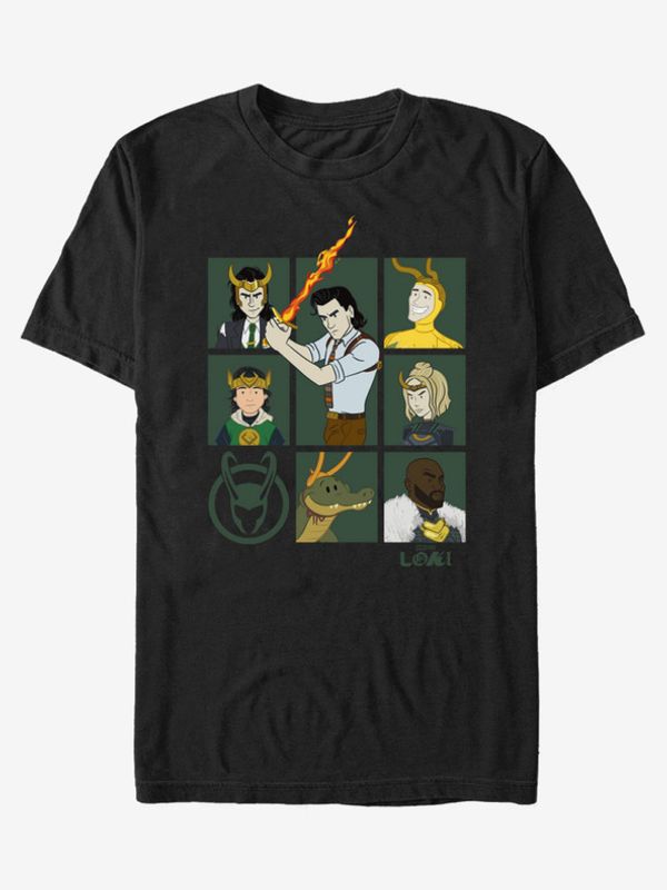 ZOOT.Fan ZOOT.Fan Marvel Team Majica crna