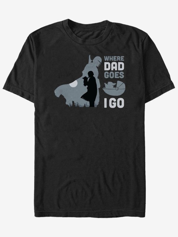 ZOOT.Fan ZOOT.Fan Star Wars Grogu Follows Majica crna