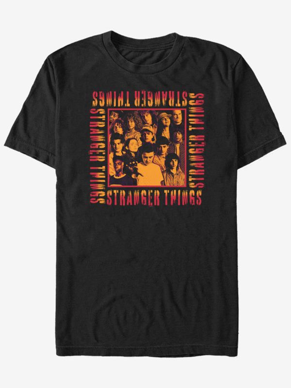 ZOOT.Fan ZOOT.Fan Stranger Things Majica crna