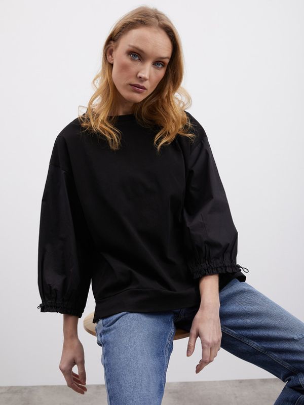 ZOOT.lab ZOOT.lab Inell Majica dugih rukava crna